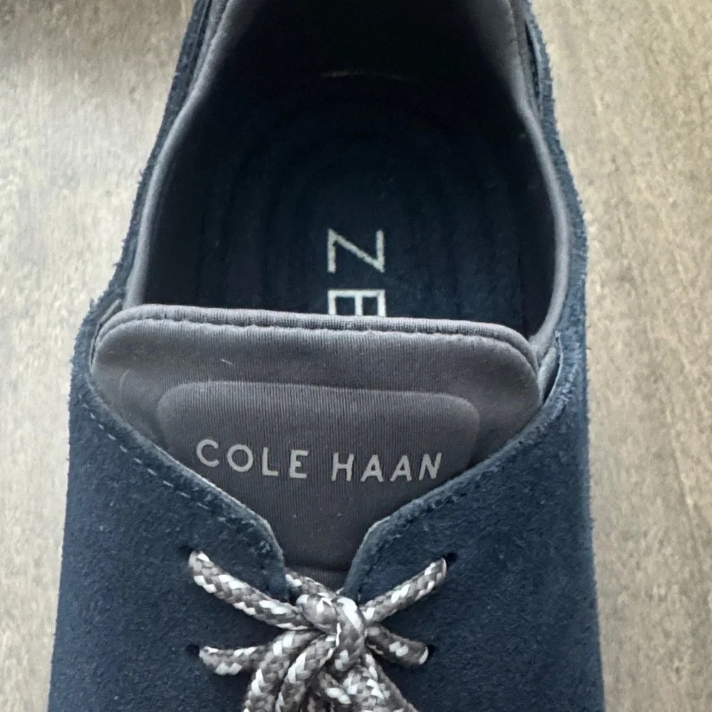 Cole Haan OriginalGrand Stitchlite Oxford Sneakers Navy Men Size 12 Wide C35631